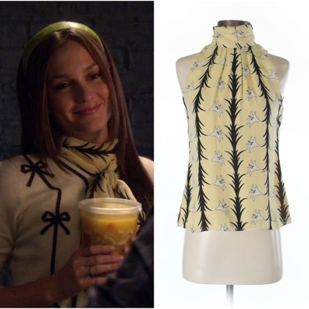 BLAIR WALDORF Milly Top in Yellow
